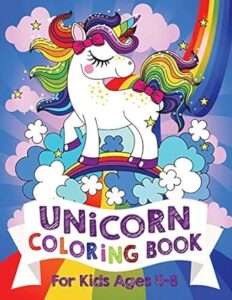 coloring books ages 3-6 unicorn